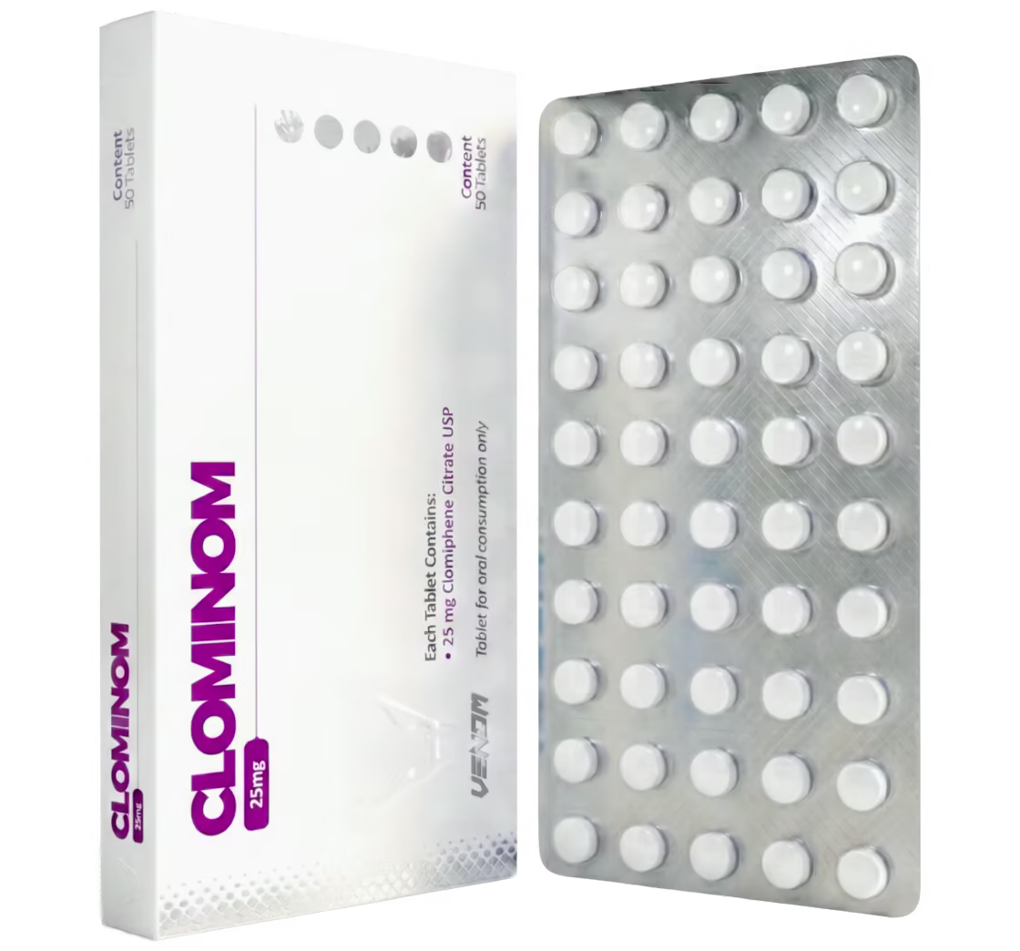 Clominom (Clomifeno) 25MG - 50 Tabs