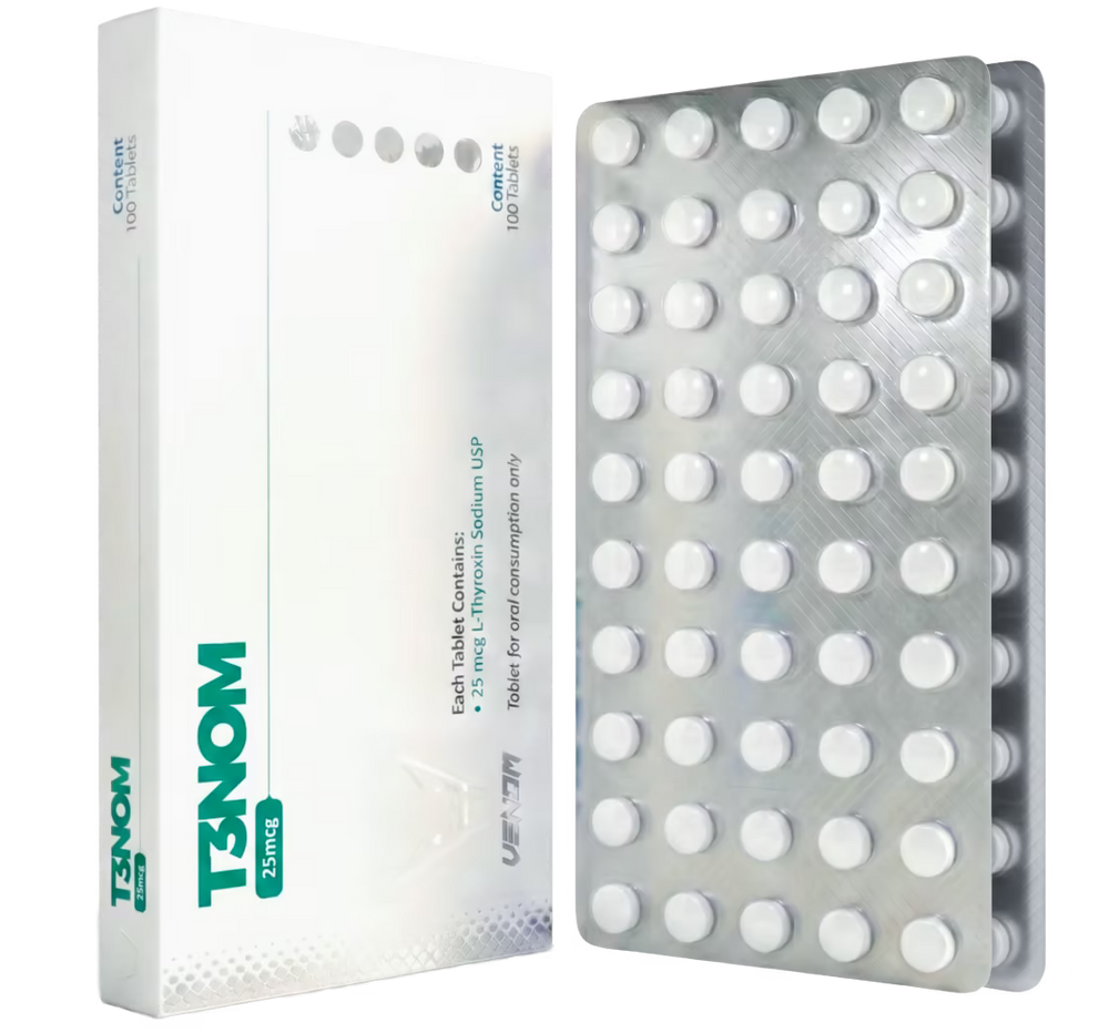 T3nom (T3) 25MCG - 100 Tabs